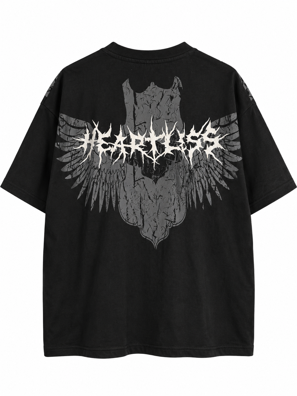 Members Only Drop Shoulder Boxy  Tee – Black