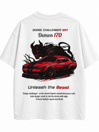Unleash The Beast Oversized Tee – White