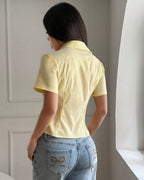 Full Sleeve Tiered Flare Top in Hot Pin